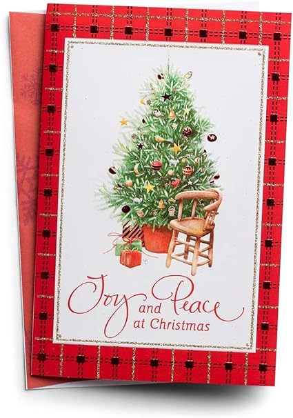 DaySpring Joy and Peace - 18 Premium Christmas Boxed Cards, KJV (10384) 81983654961