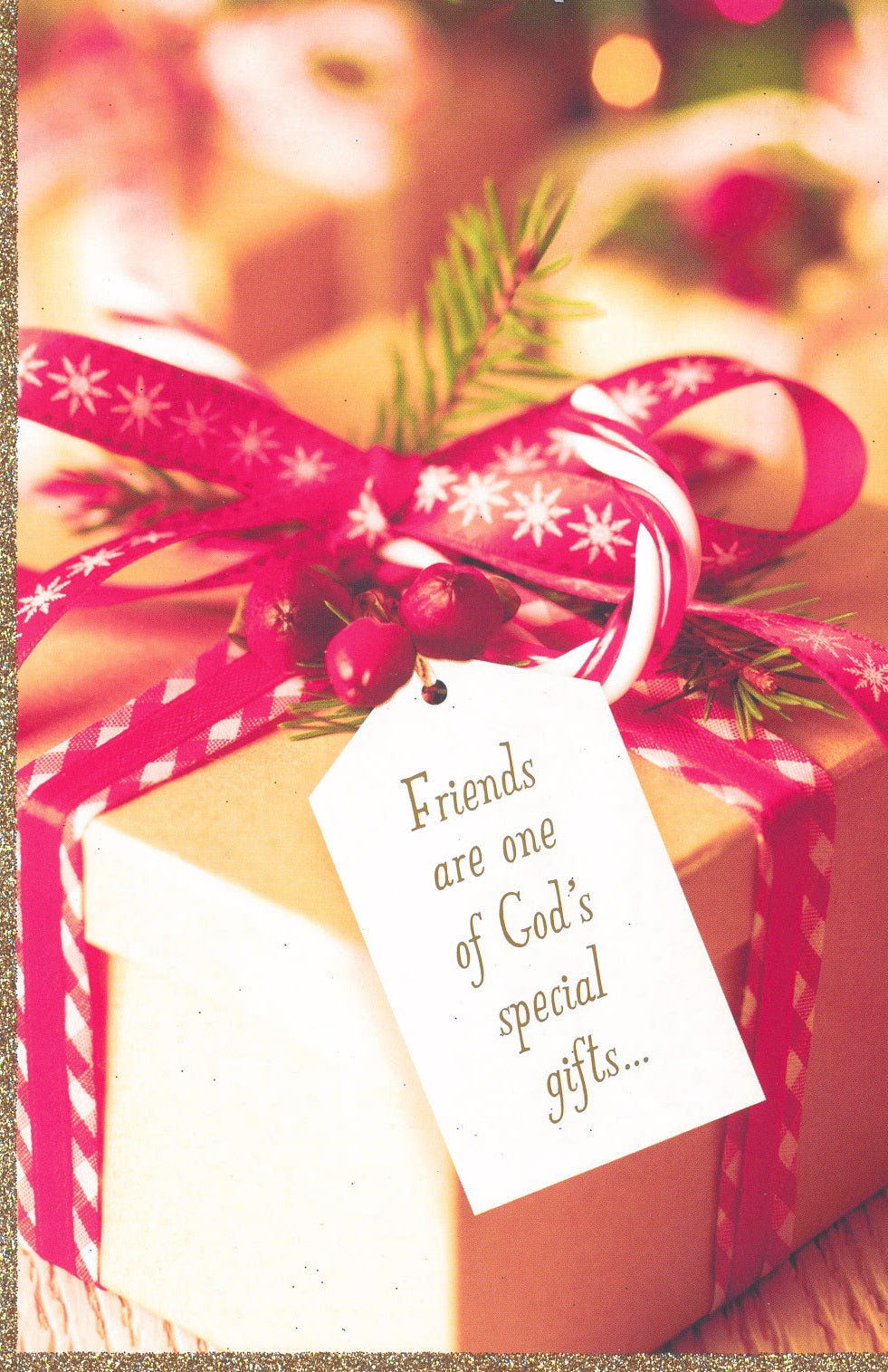 DaySpring - Friends Are Special Gifts - 18 Christmas Premium Boxed Cards, KJV (J0432) 81983686665