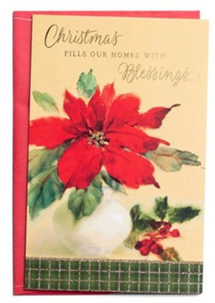 DaySpring - Christmas Fills Our Homes with Blessings - 18 Inspirational Christmas Boxed Crads, KJV (J3382) 81983721311