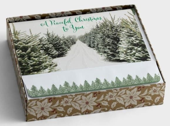 DaySpring Peaceful Christmas to You - 18 Inspirational Christmas Boxed Cards & Envelopes, KJV 81983762598