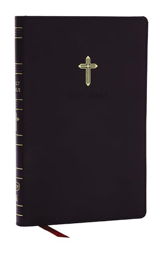 KJV Holy Bible Ultra Thinline, Black Leathersoft, Red Letter, Comfort Print 9781400338320