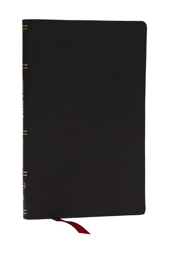 KJV Personal Size New Testament, Black Genuine Leather, Red Letter, Comfort Print 9781400350070