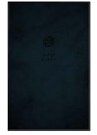 KJV Personal Size Giant Print Reference Bible, Navy Leathersoft, Red Letter