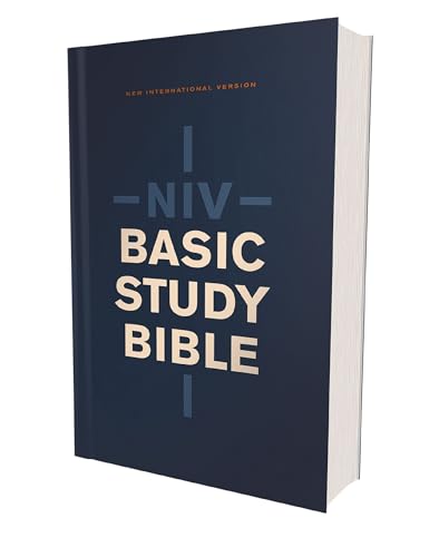 NIV Basic Study Bible, Economy Edition, Paperback, Blue, Red Letter 9780310461043