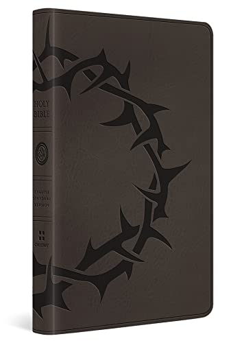 ESV Premium Gift Bible (TruTone Charcoal Crown Design)