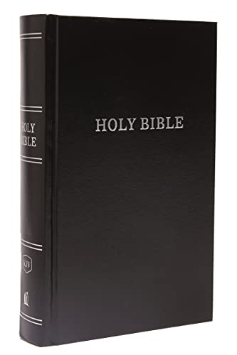 KJV Pew Bible Large Print Hardcover Black Red Letter Edition Comfort Print 9780718096793