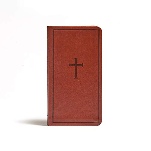 CSB Single-Column Pocket New Testament Brown LeatherTouch 9781430070566