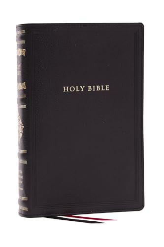 RSV Personal Size Bible with Cross References, Black Genuine Leather, (Sovereign Collection) 9781400337958