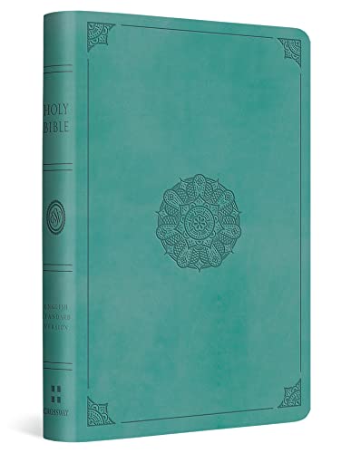 ESV Value Compact Bible (TruTone Turquoise Emblem Design)