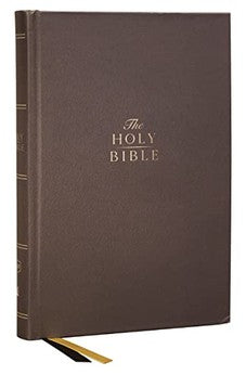 KJV Holy Bible, Center-Column Reference Bible, Hardcover, 73,000+ Cross References, Red Letter, Comfort Print, BLACK HARDCOVER 9781400330010