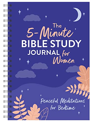 5-Minute Bible Study Journal for Women: Peaceful Meditations for Bedtime 9781636096155