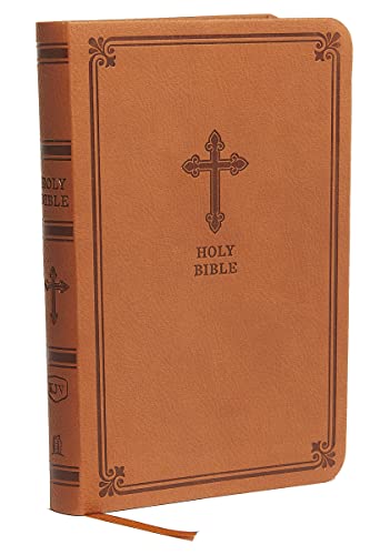 KJV Value Thinline Bible Compact Leathersoft Brown Red Letter Edition Comfort Print 9780785225874