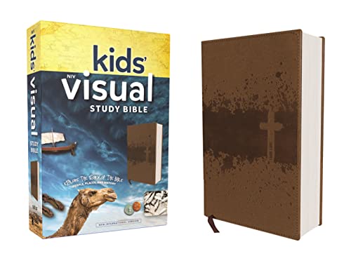 NIV Kids' Visual Study Bible Leathersoft  Bronze Full Color Interior 9780310758464