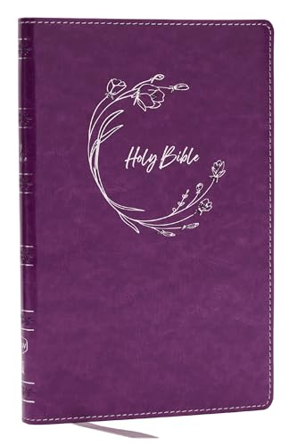 NKJV Holy Bible Ultra Thinline, Purple Leathersoft, Red Letter, Comfort Print 9781400338429