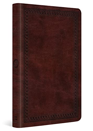 ESV Premium Gift Bible (TruTone, Mahogany, Border Design)