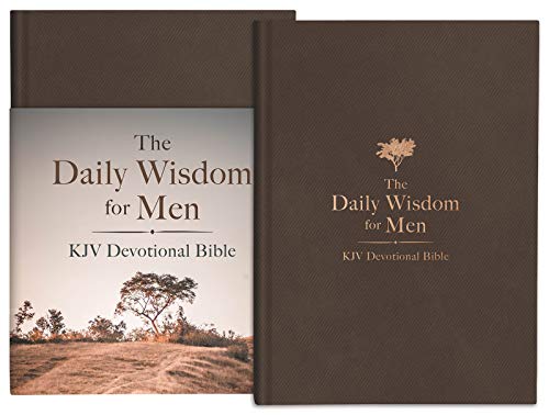 KJV The Daily Wisdom for Men Devotional Bible 9781636090139