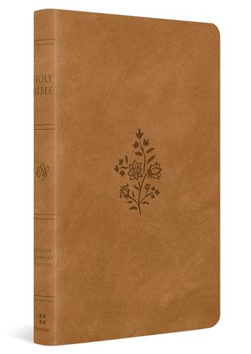ESV Premium Gift Bible (TruTone, Nubuck Caramel, Wildflower Design) 9781433593116