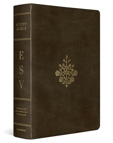 ESV Study Bible, Large Print (TruTone, Olive, Branch Design) 9781433595806