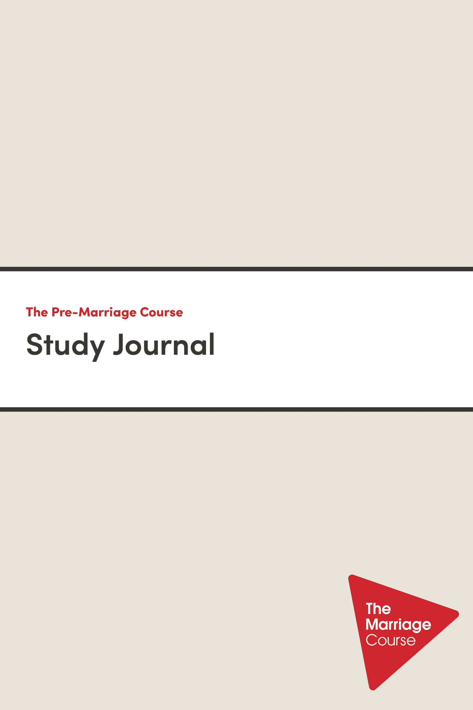 The Pre-Marriage Course Study Journal 9780310122500