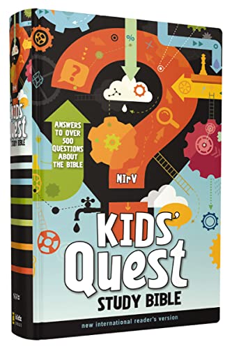 NIrV Kids' Quest Study Bible Hardcover 9780310744856