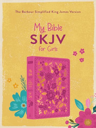 SKJV  Simplified King James Version Holy Bible: My Bible  for Girls - Pink and Gold Florals 9781636098180