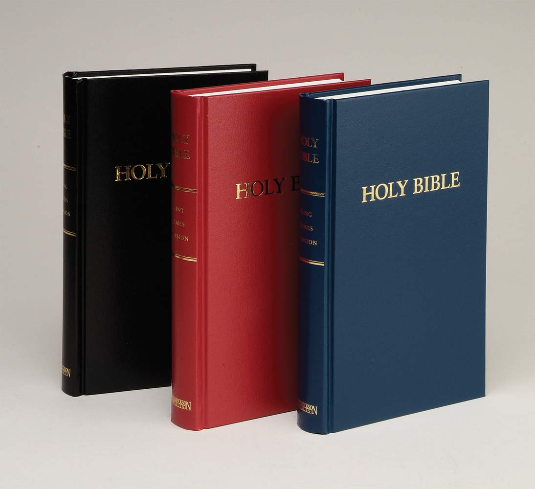 KJV Pew Bible (Hardcover, Blue) 9781598562194