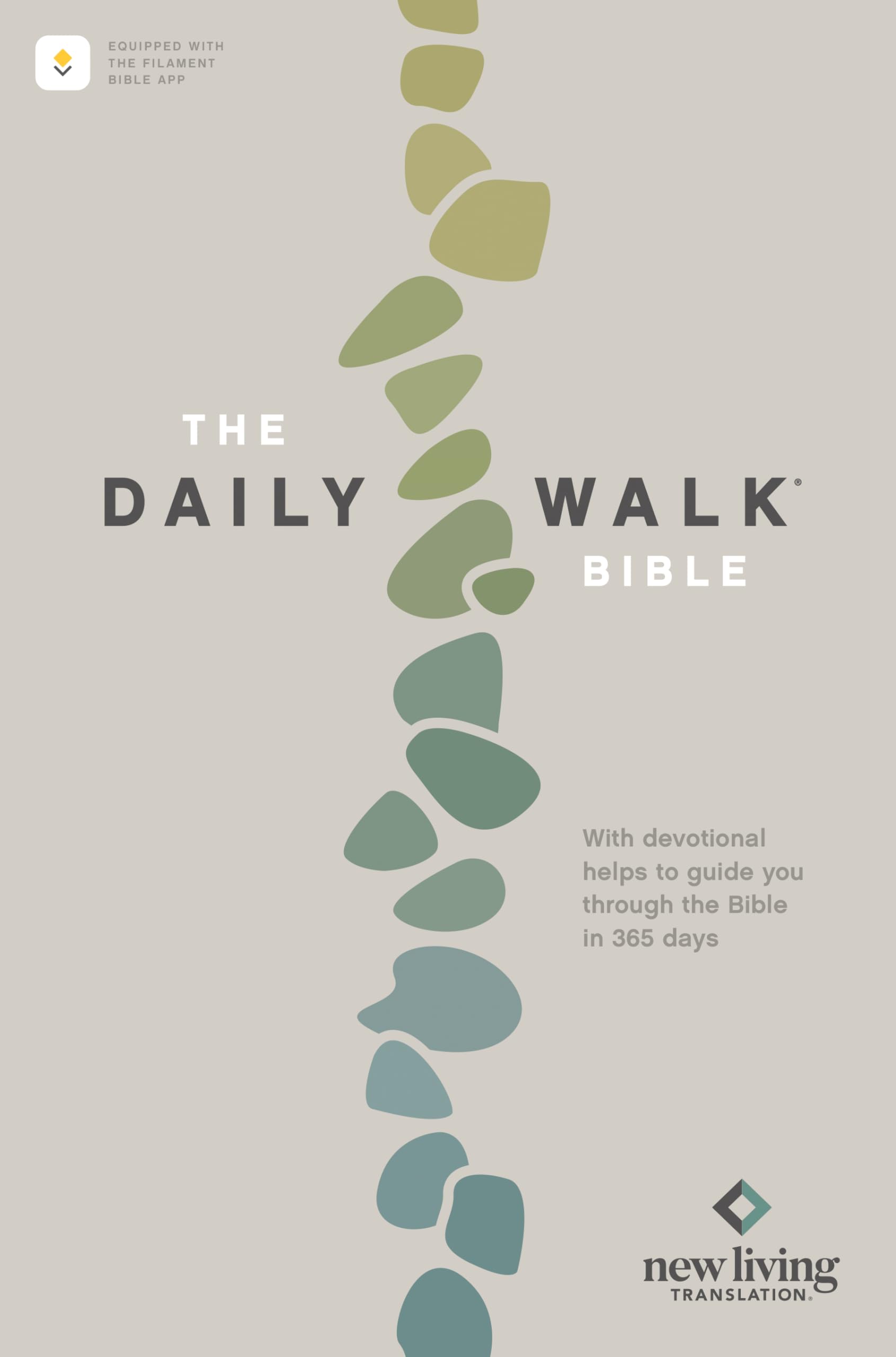 NLT The Daily Walk Bible, Filament Enabled (Softcover) 9781496483041