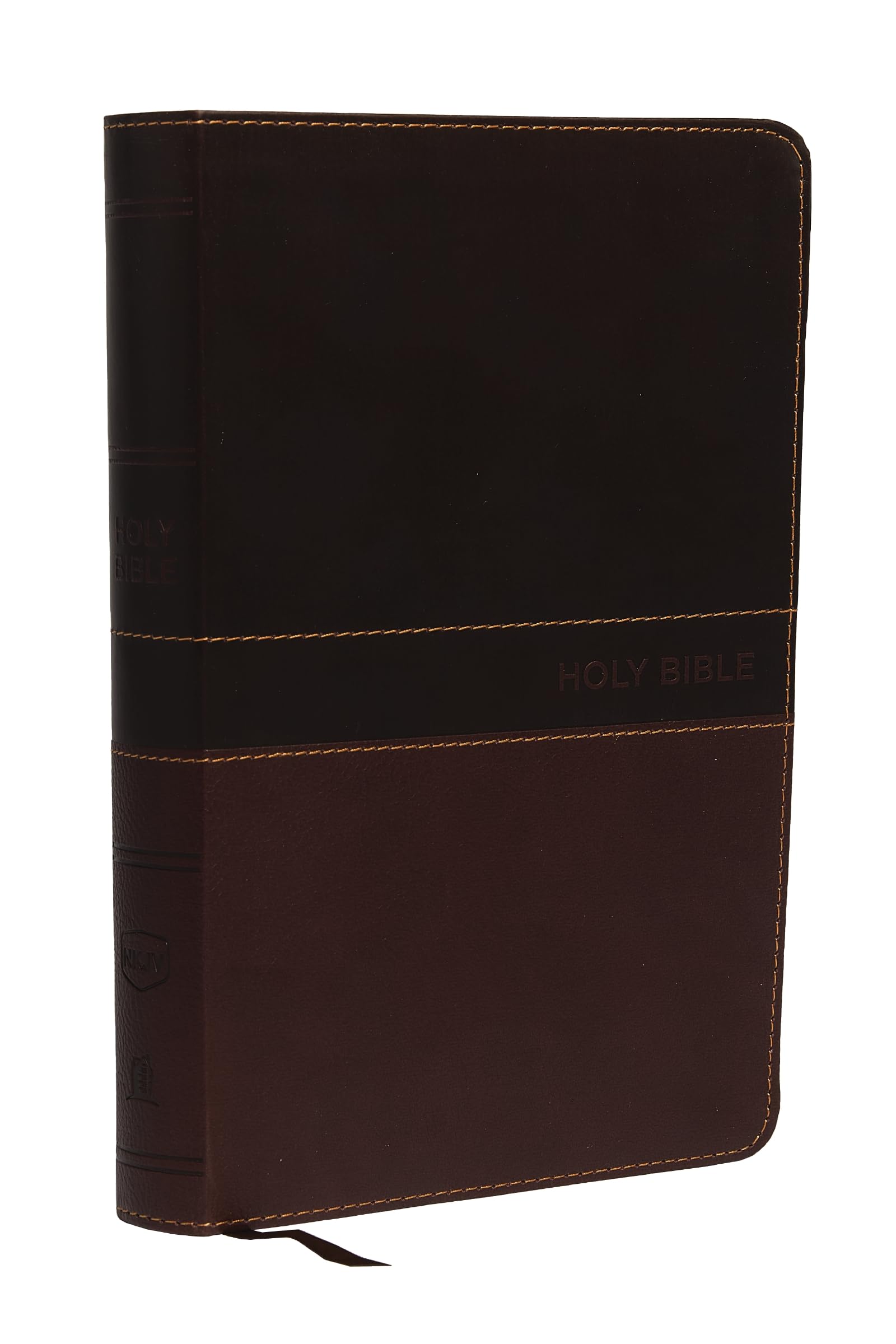 NKJV Deluxe Gift Bible Leathersoft Tan Red Letter Edition Comfort Print 9780718075200