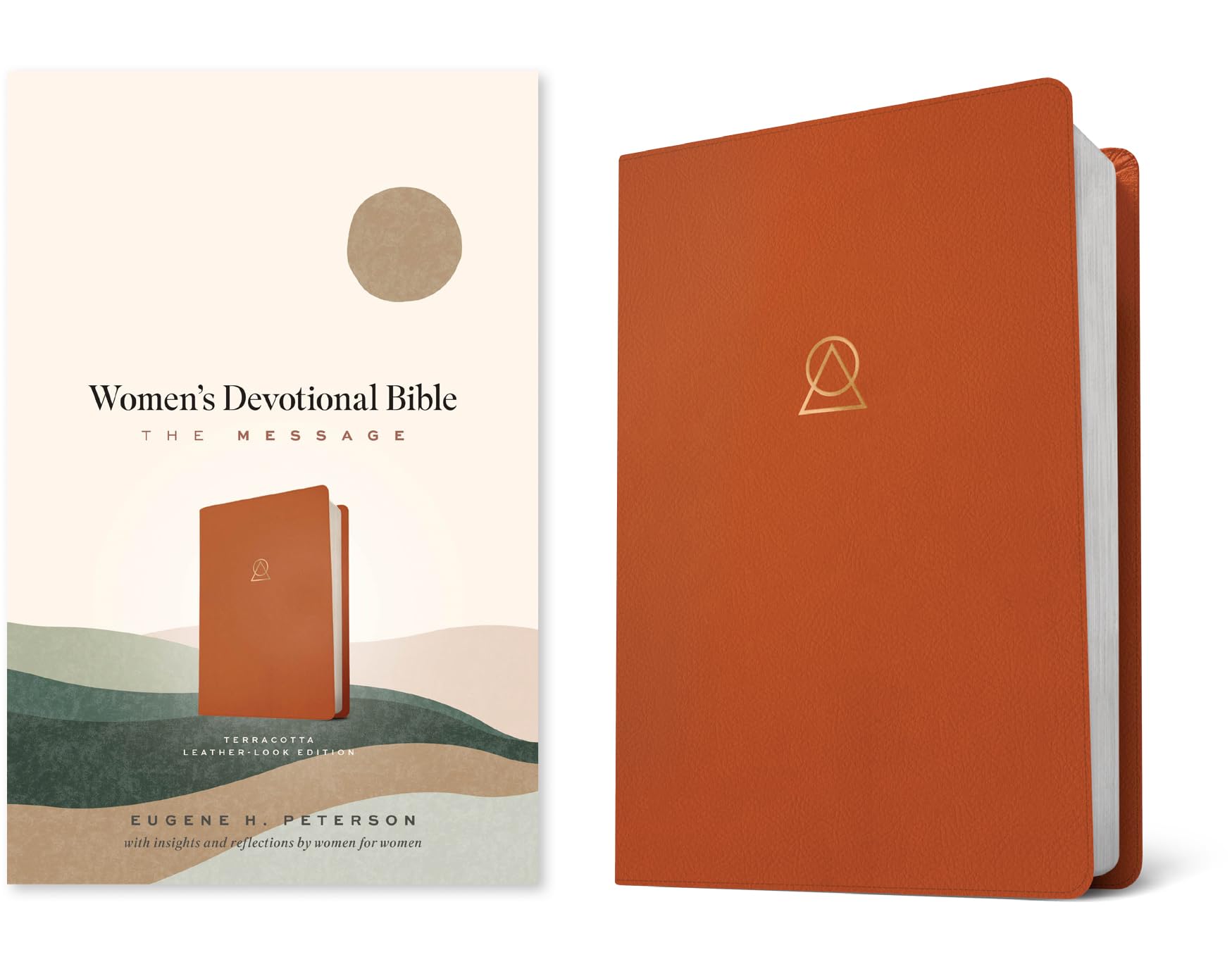 The Message Women's Devotional Bible (Leather-Look, Terracotta) 9781641585521