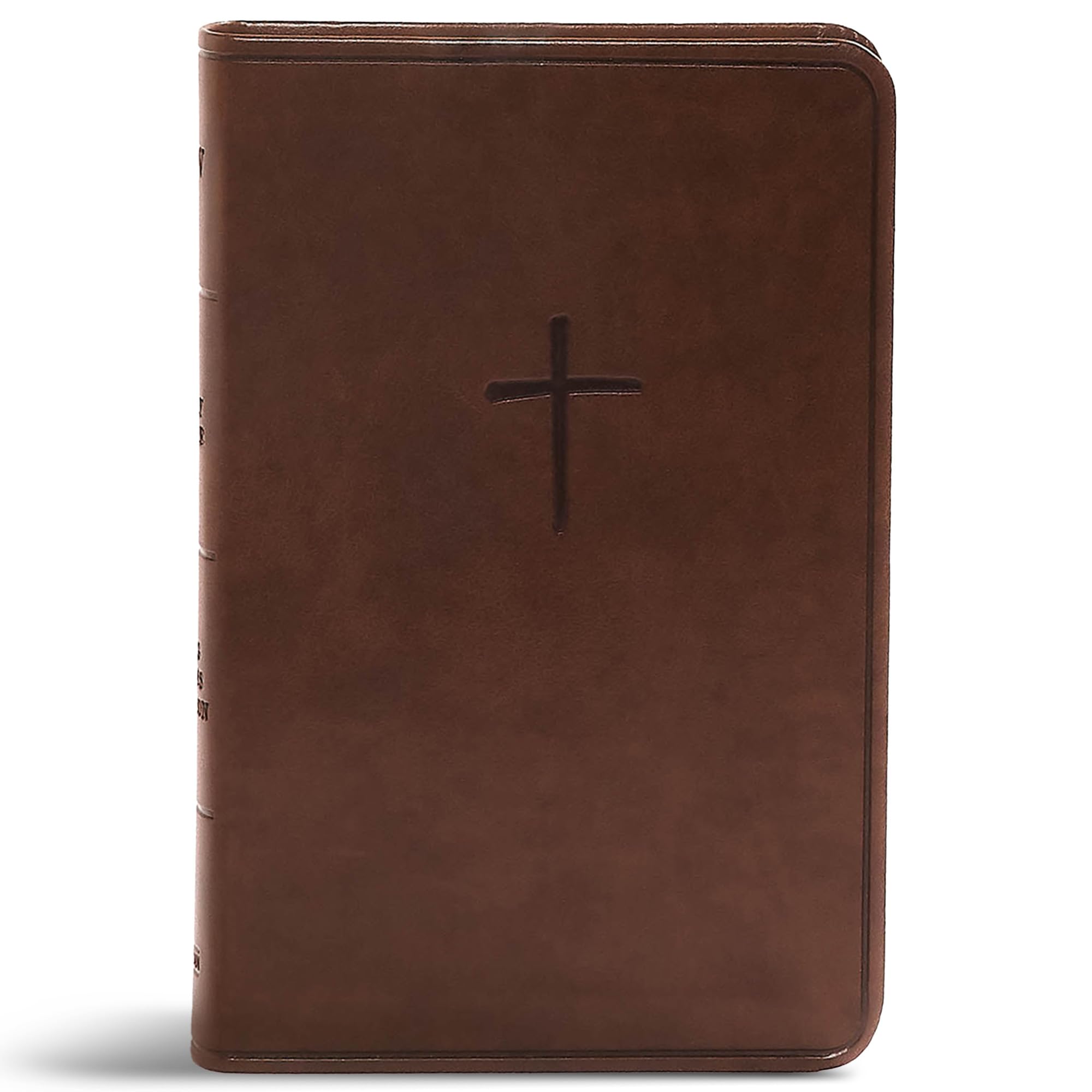 KJV Compact Bible Brown LeatherTouch Value Edition 9781535956826