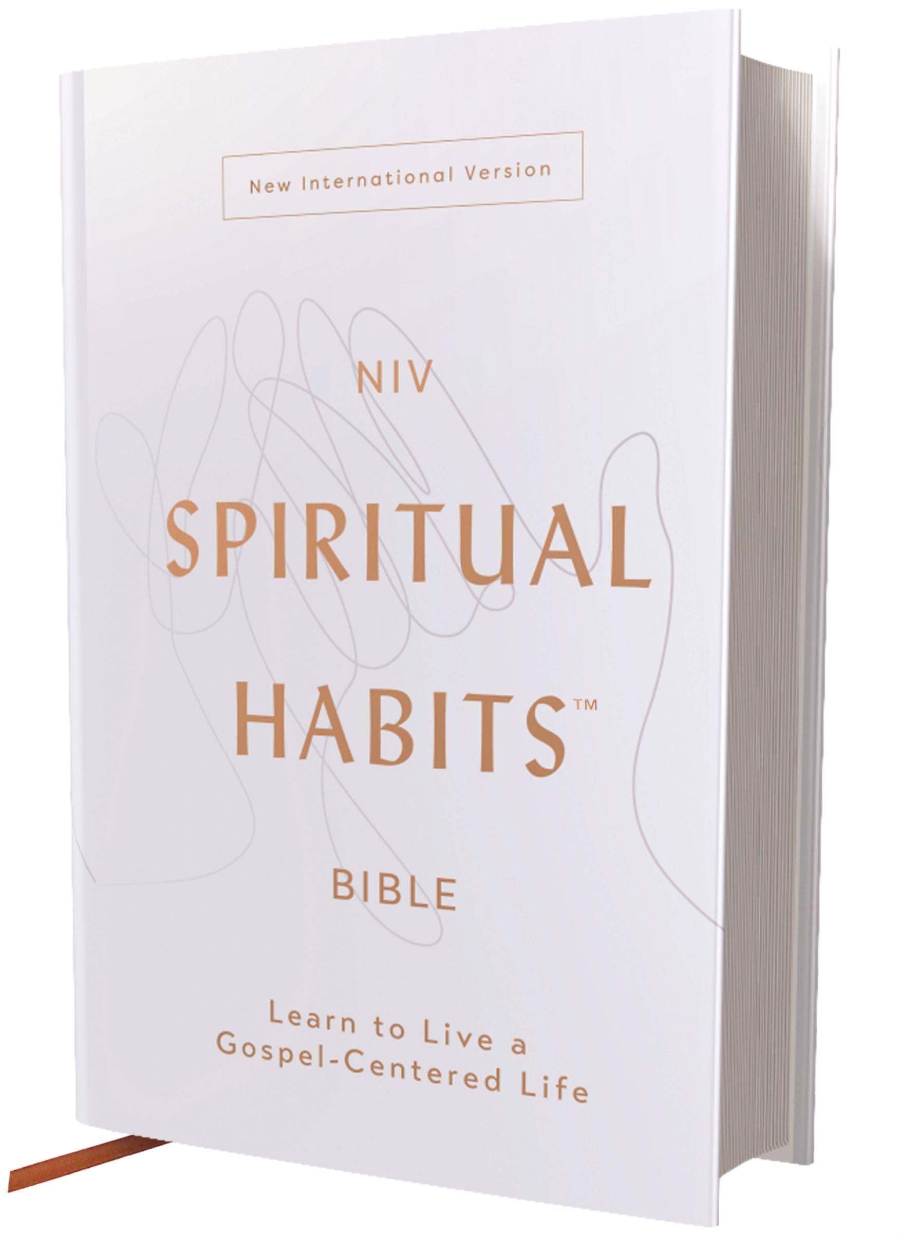 NIV Spiritual Habits Bible, Hardcover, Red Letter, Comfort Print: Learn to Live a Gospel-Centered Life 9780310467816