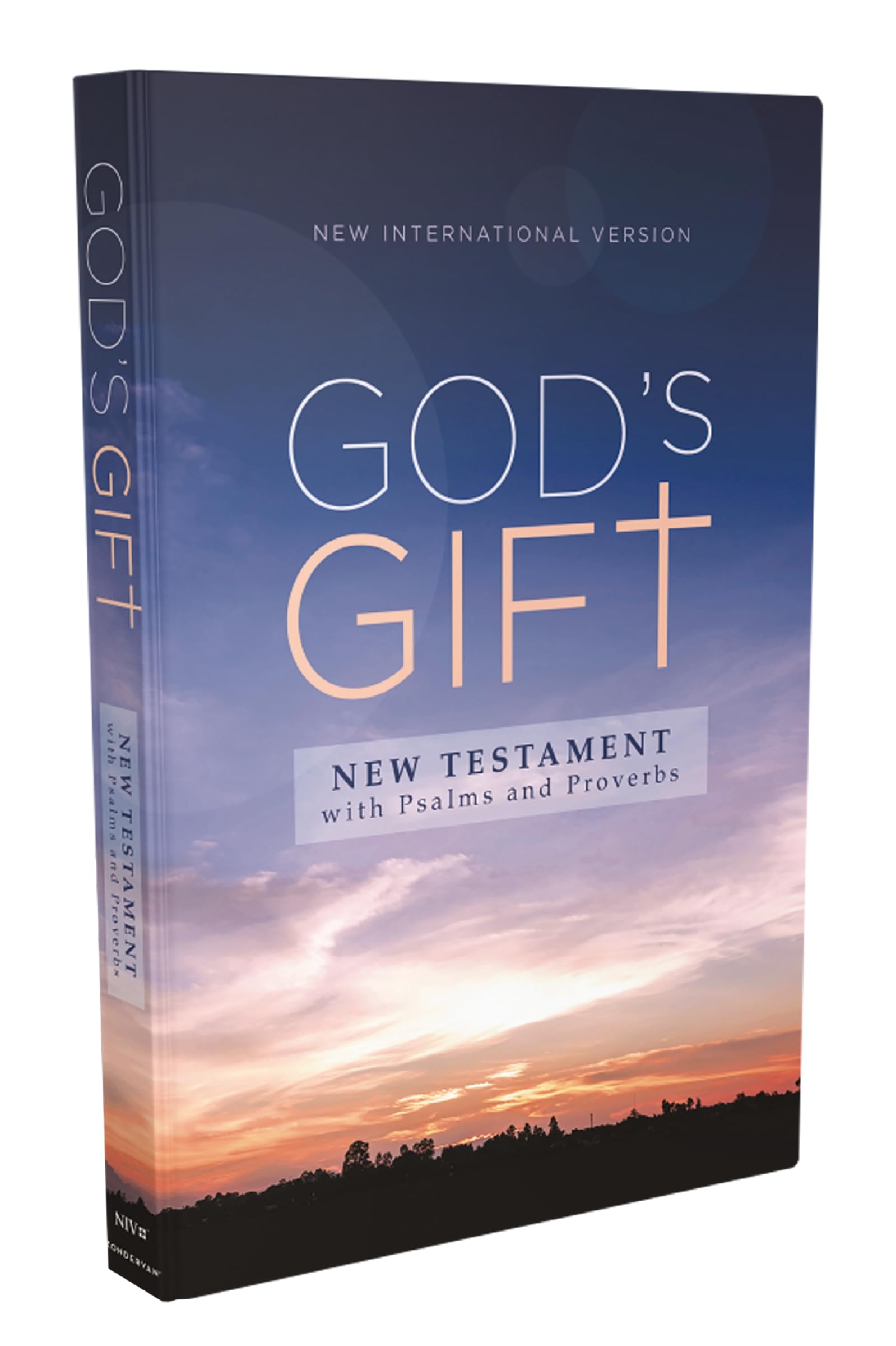 NIV God's Gift New Testament with Psalms and Proverbs Comfort Print Pocket-Sized Paperback 9780310454915