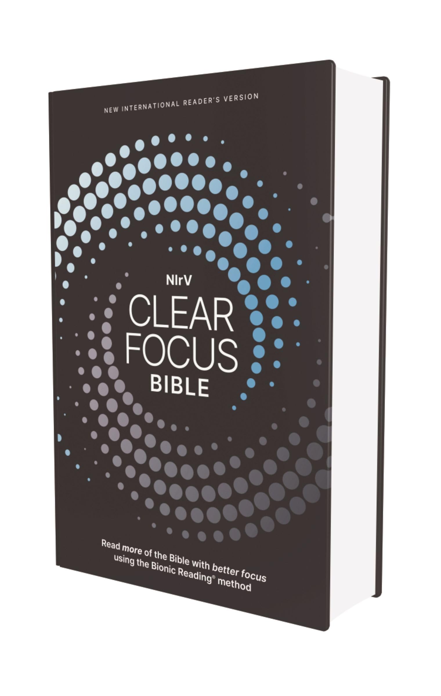 NIrV Clear Focus Bible, Hardcover, Charcoal/Blue 9780310465522