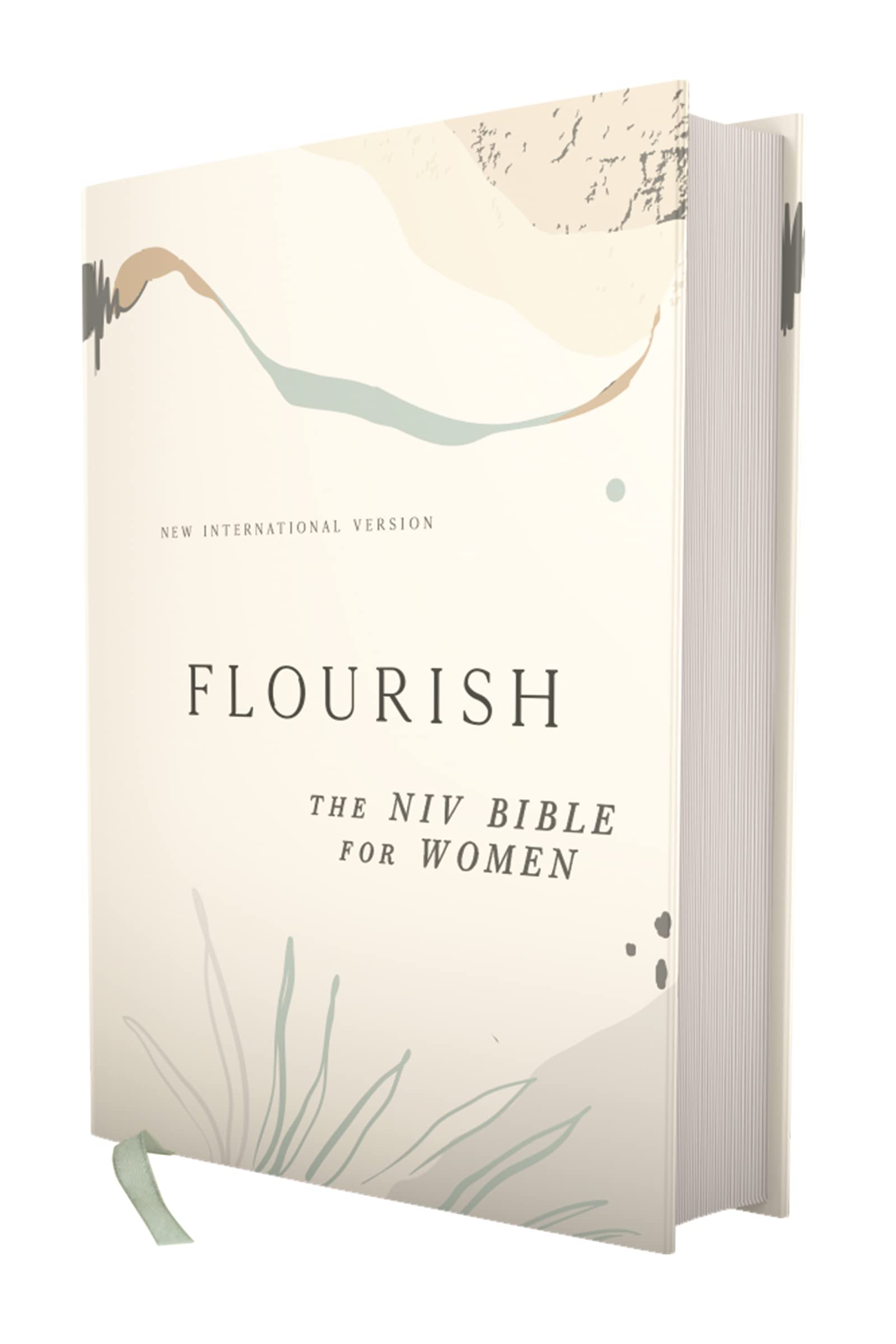 NIV Flourish Bible for Women, Hardcover, Multi-color/Cream, Comfort Print 9780310462460