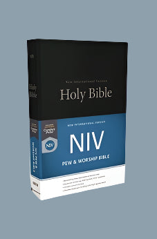 NIV Pew and Worship Bible Hardcover Black Comfort Print 9780310446262