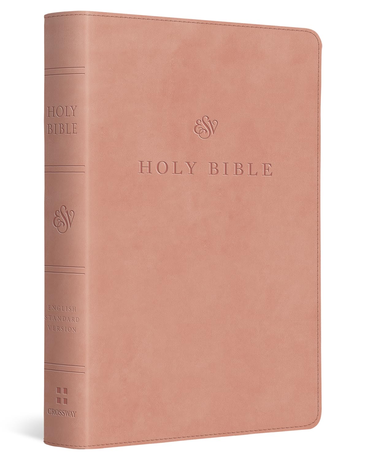 ESV Large Print Compact Bible, Red Letter (TruTone, Blush Rose) 9781433595646
