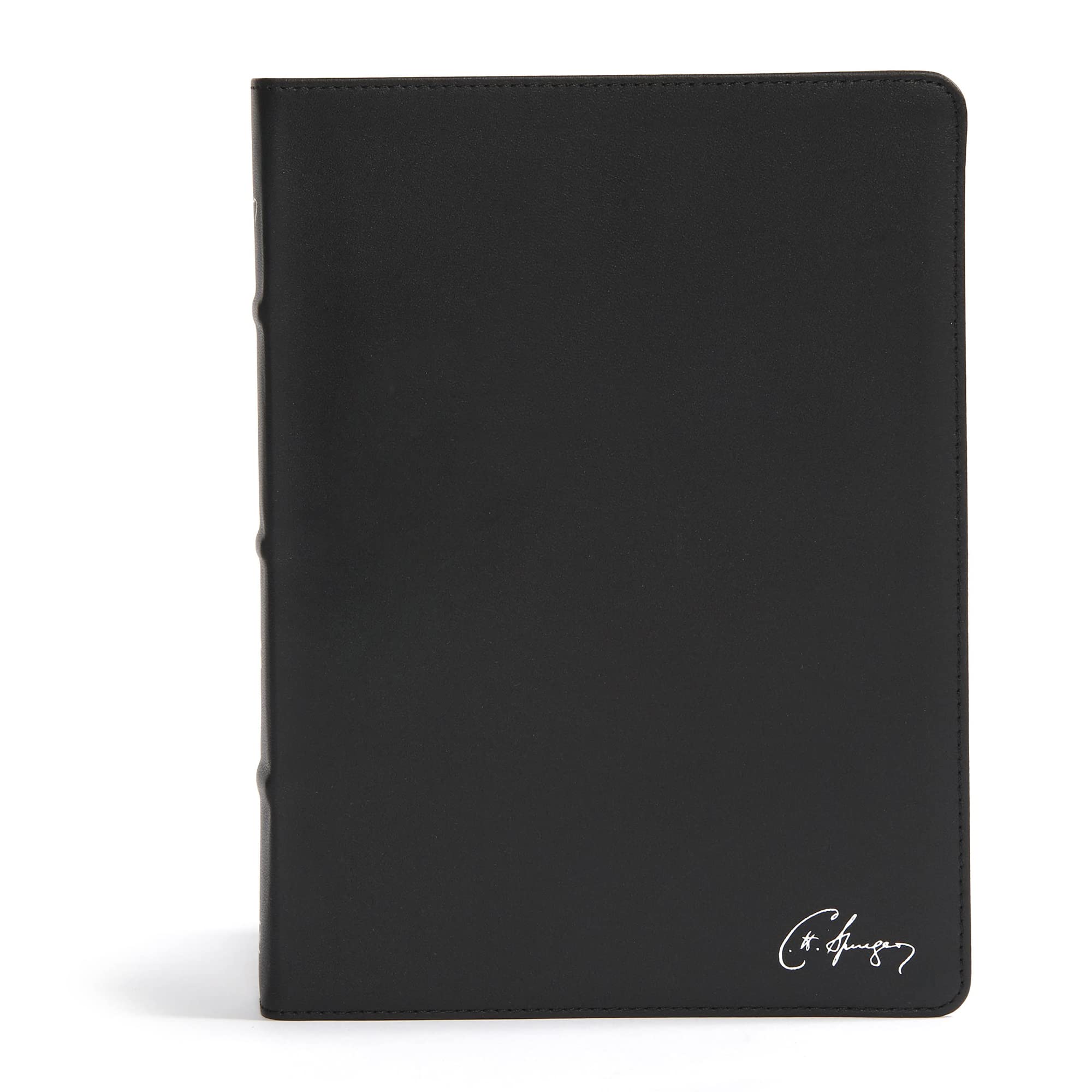 CSB Spurgeon Study Bible Black Genuine Leather Indexed 9781586409753