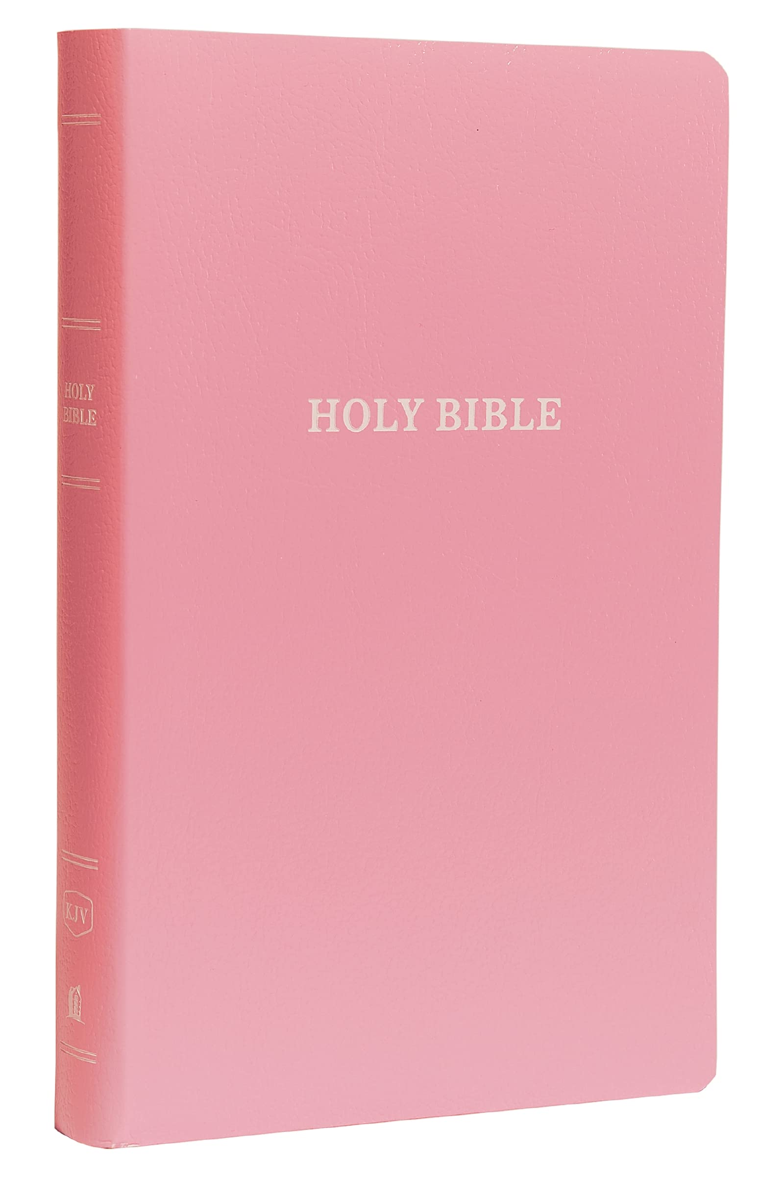 KJV Gift and Award Bible Leather-Look Pink Red Letter Edition Comfort Print 9780718097950
