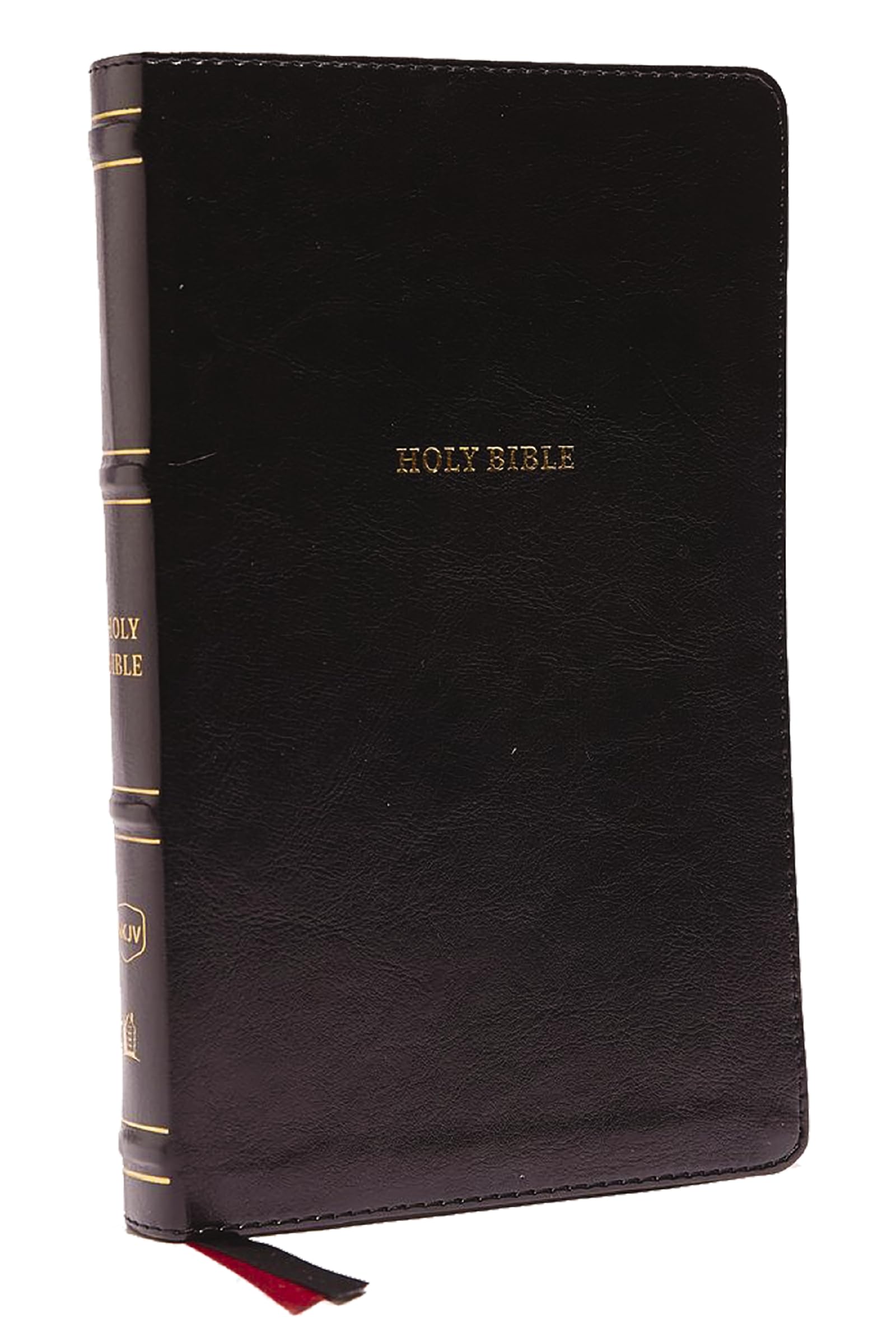 NKJV Thinline Bible Leathersoft Black Red Letter Comfort Print 9780785234432