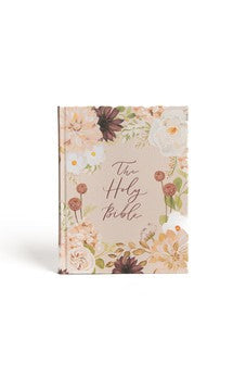 CSB Notetaking Bible, Large Print Hosanna Revival Edition, Blush Cloth-Over-Board, Black Letter, Single-Column, Journaling Space, Reading Plan, Easy-to-Read Bible Serif Type 9781087785523