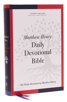 NKJV Matthew Henry Daily Devotional Bible, Hardcover, Red Letter, Comfort Print 9780785246558