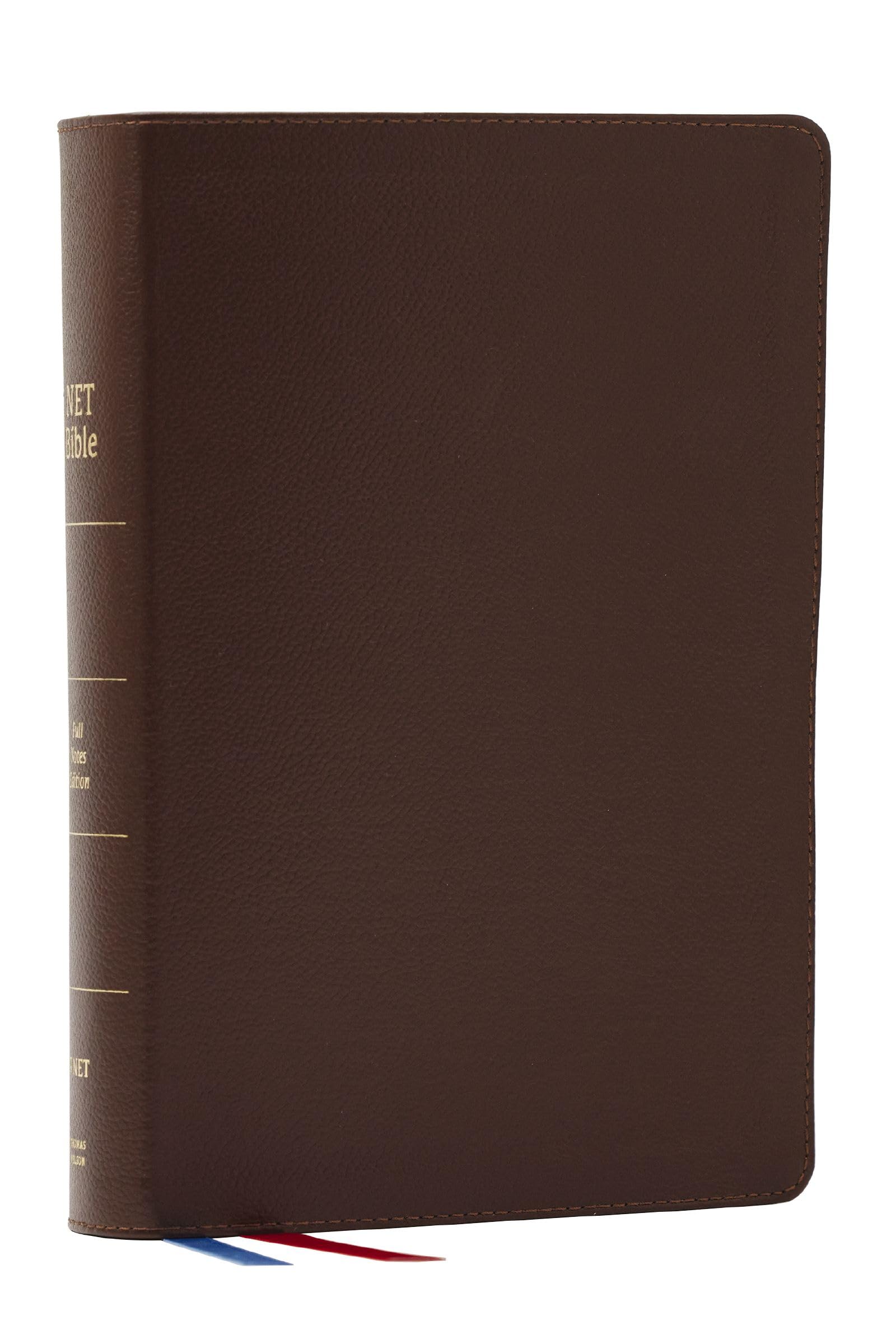 NET Bible, Full Notes Edition, Brown Genuine Leather 9781400337279