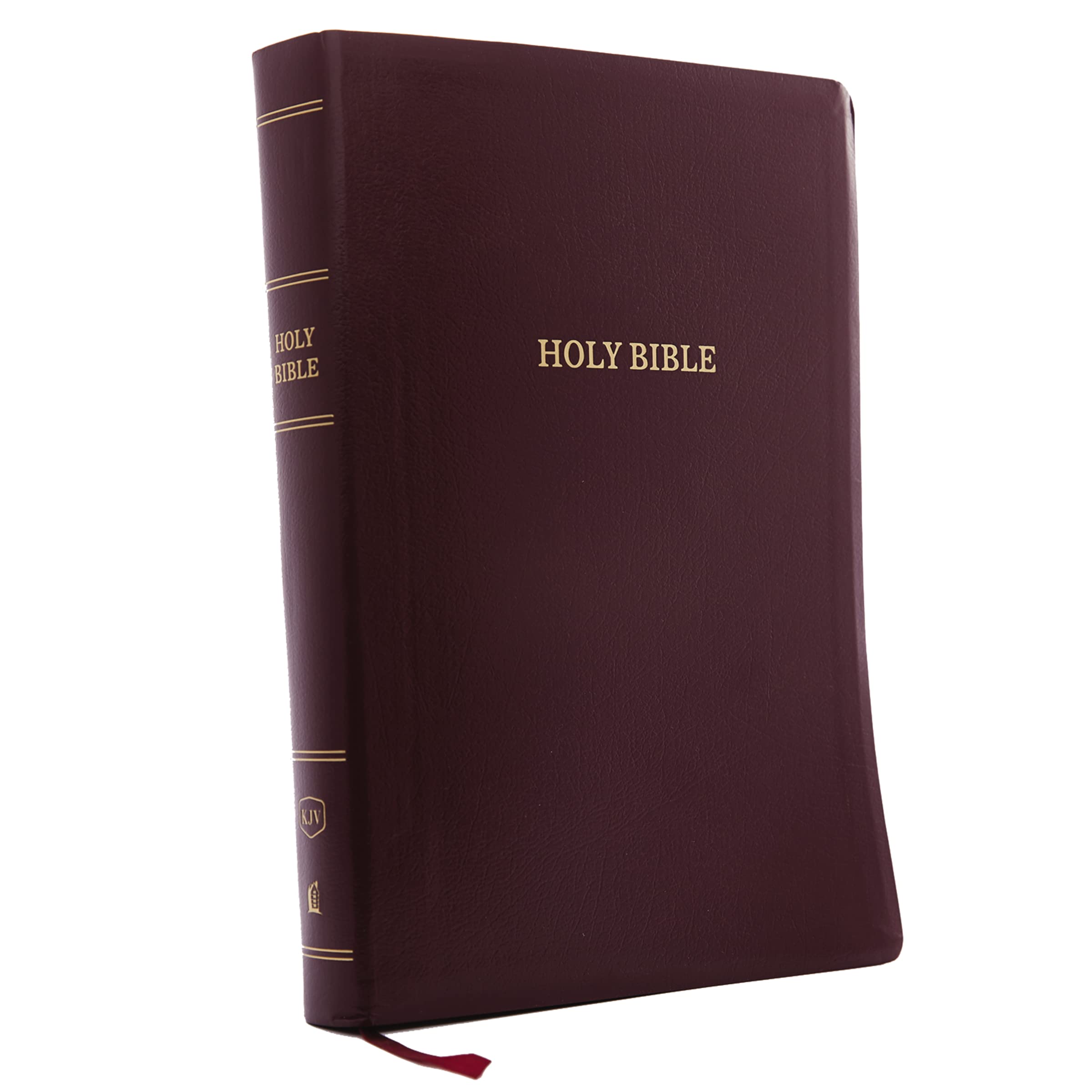 KJV Reference Bible Super Giant Print Leather-Look Burgundy Red Letter Edition Comfort Print 9780785215622