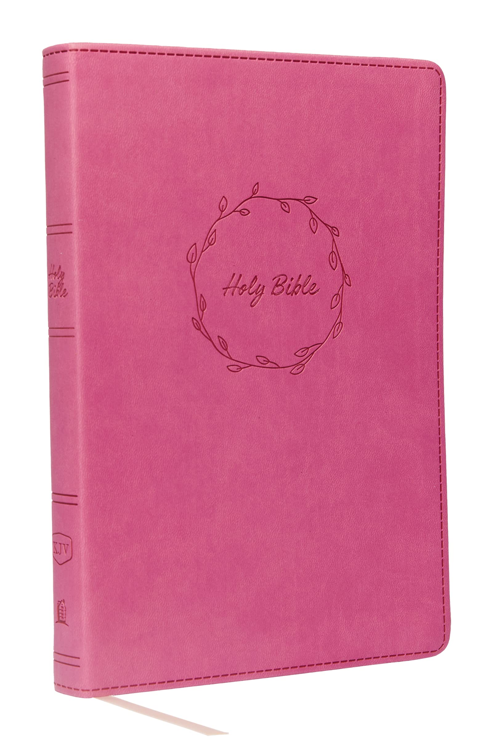 KJV Value Thinline Bible Large Print Leathersoft Pink Red Letter Edition Comfort Print 9780785225904