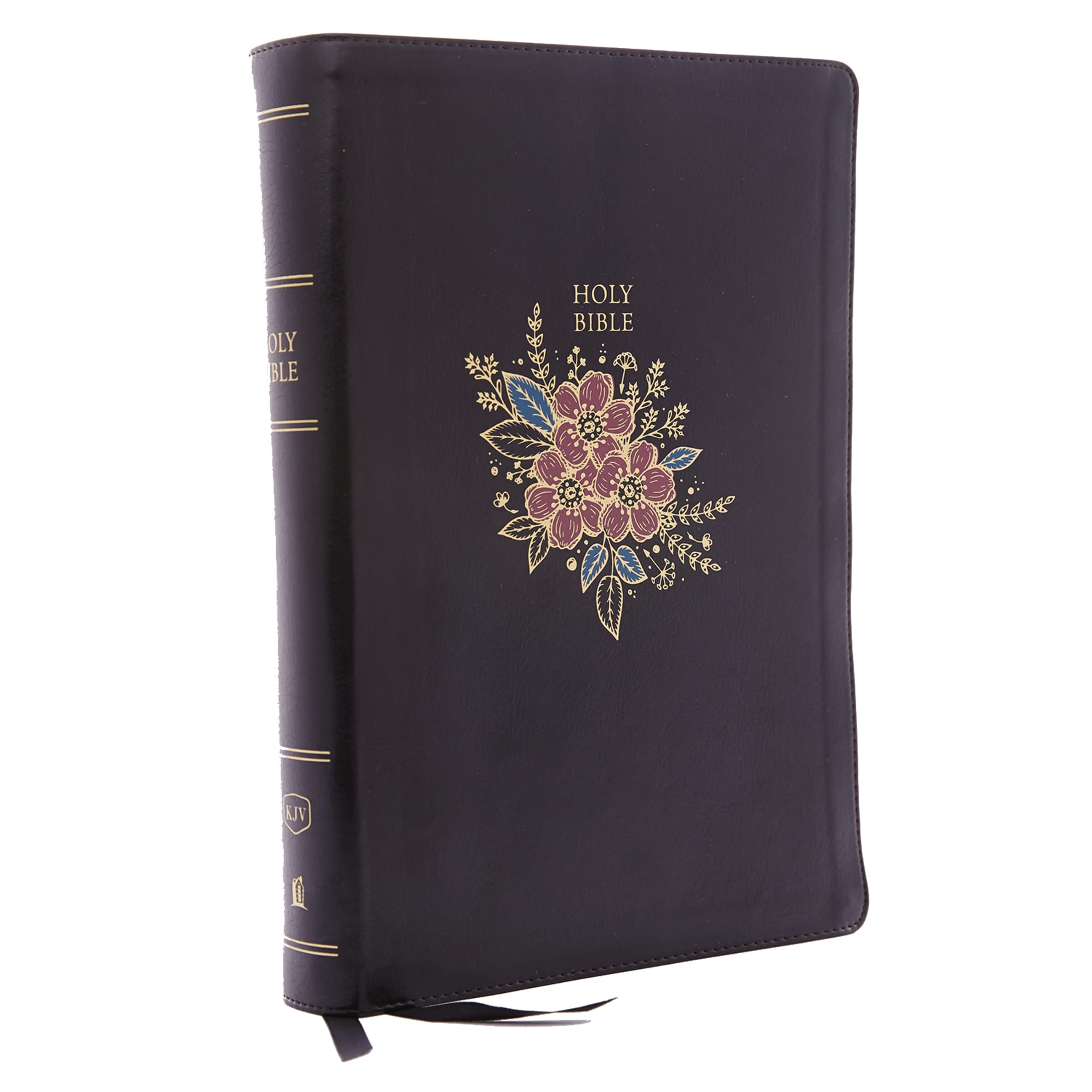 KJV Deluxe Reference Bible Super Giant Print Leathersoft Black Red Letter Edition Comfort Print 9780785215707