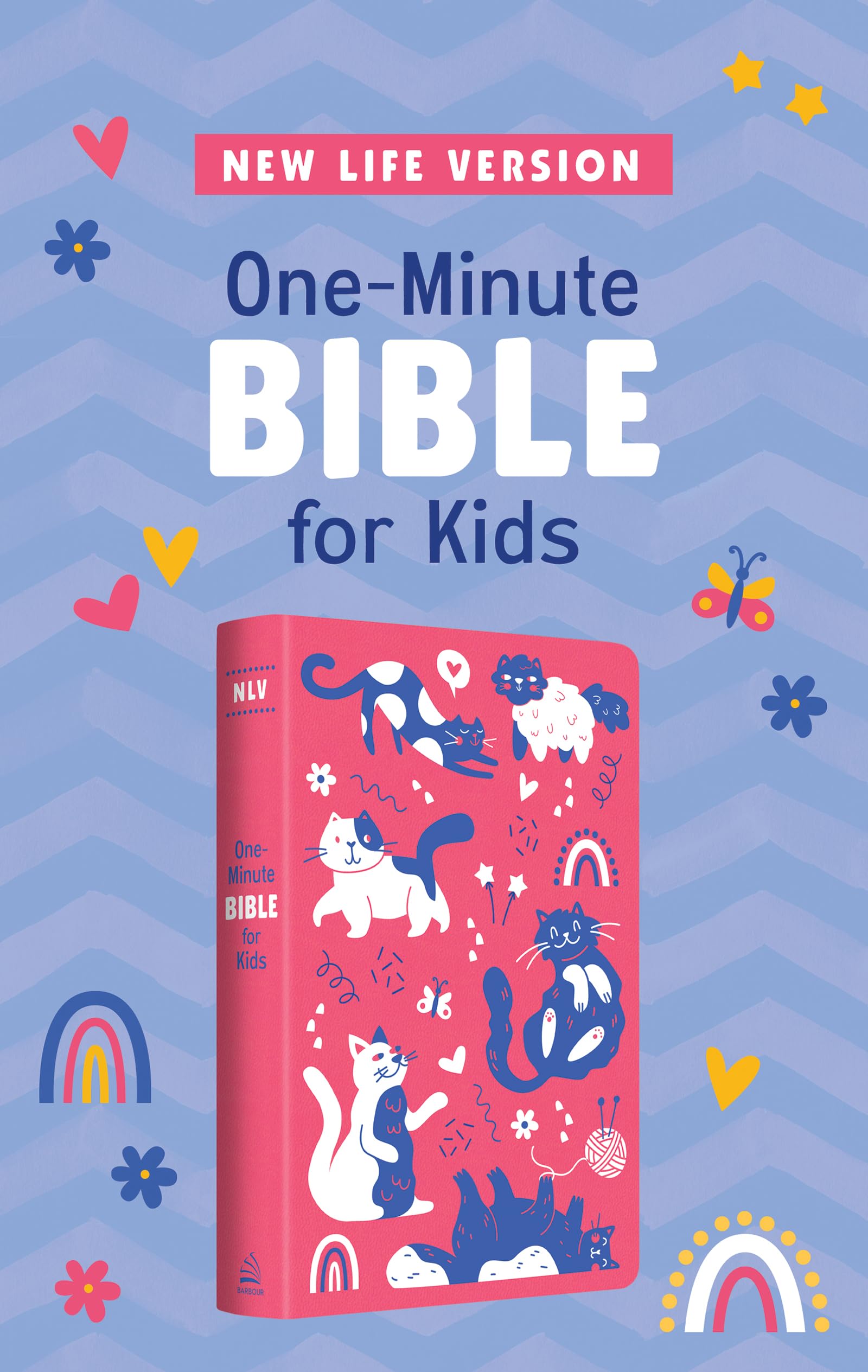 NLV One-Minute Bible for Kids [Girls' Cover]: New Life Version 9798891510197