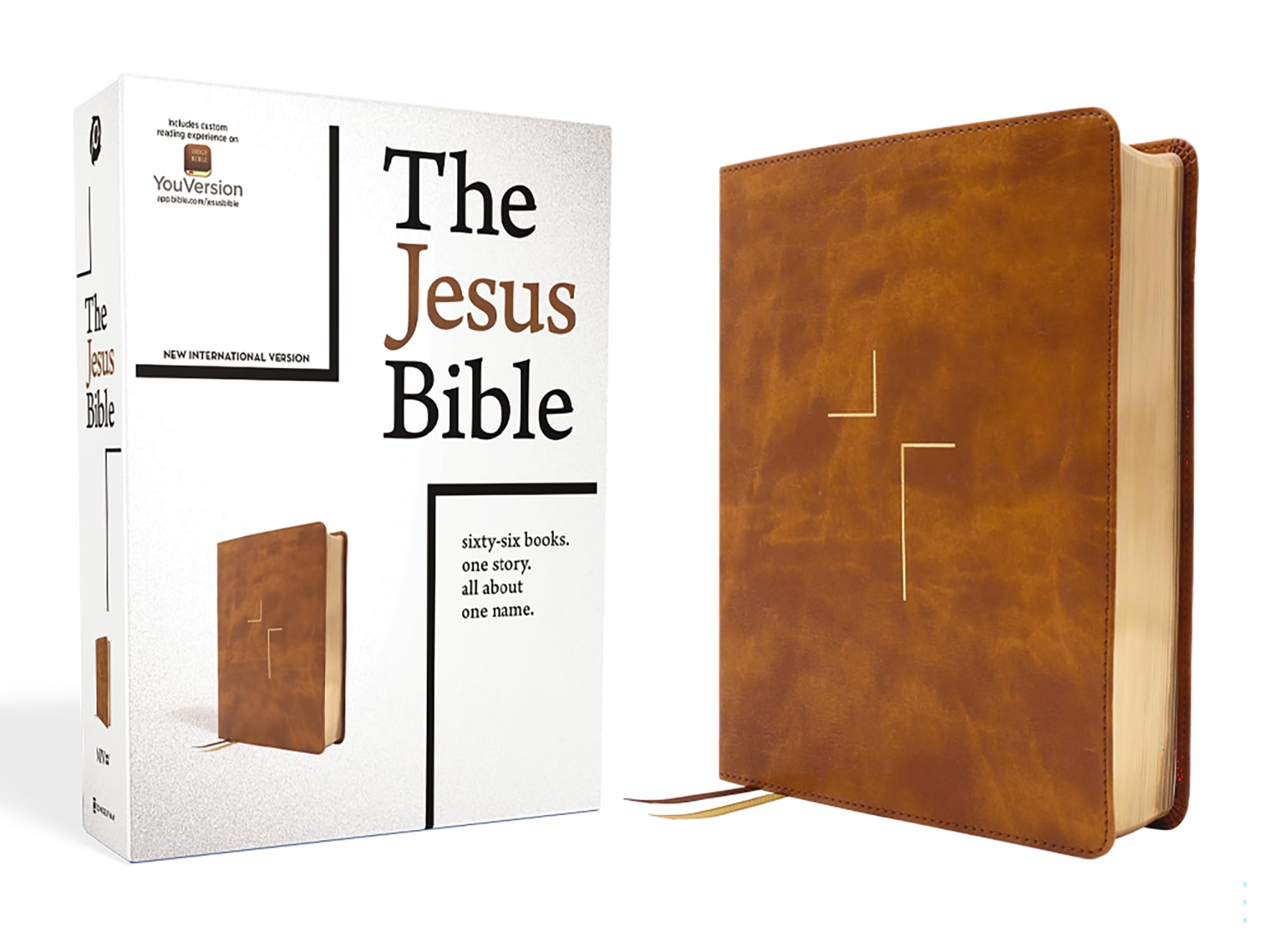 NIV The Jesus Bible, Leathersoft, Tan, Comfort Print 9780310463542