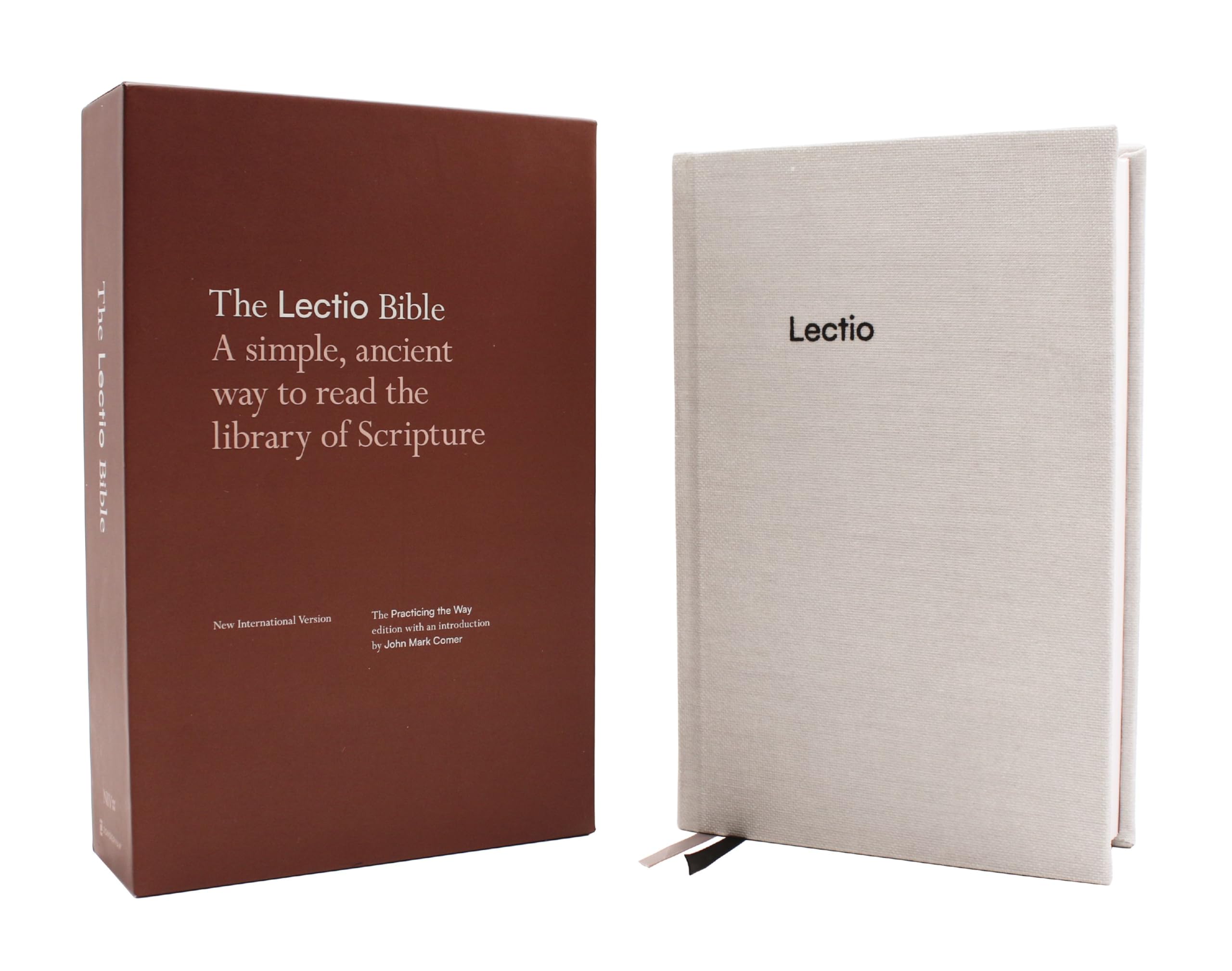 NIV Lectio Bible: A simple, ancient way to read the library of Scripture, Cloth over Board: The Practicing the Way edition with an introduction by John Mark Comer 9780310464501