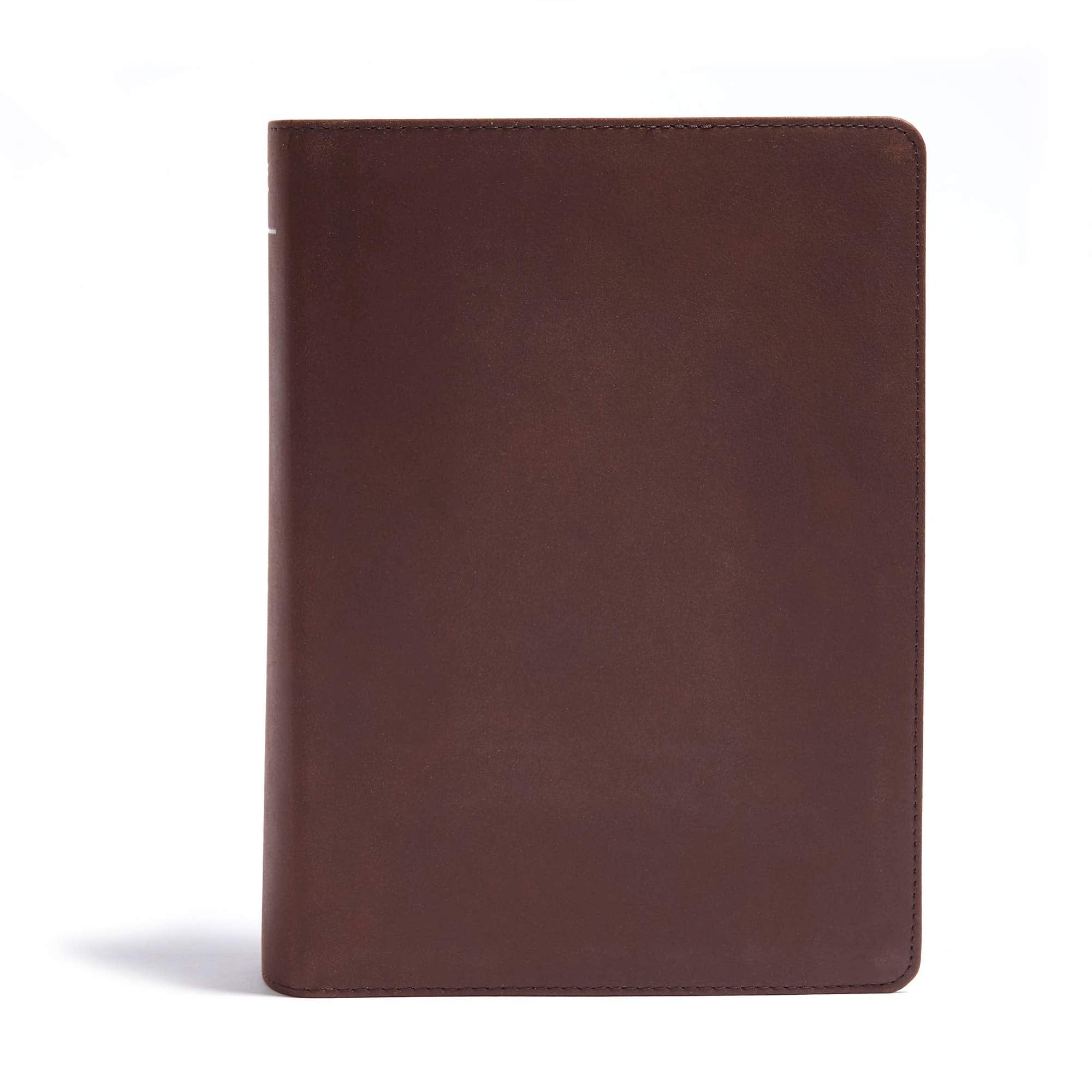 CSB He Reads Truth Bible Brown Genuine Leather 9781535935081