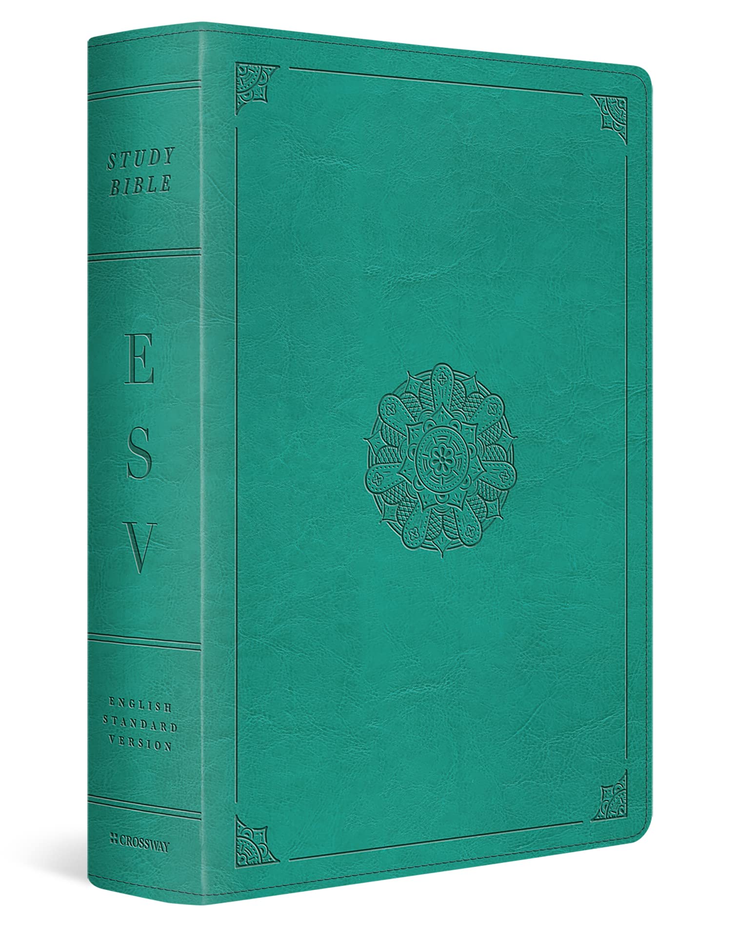 ESV Study Bible (TruTone, Turquoise, Emblem Design) 9781433581748